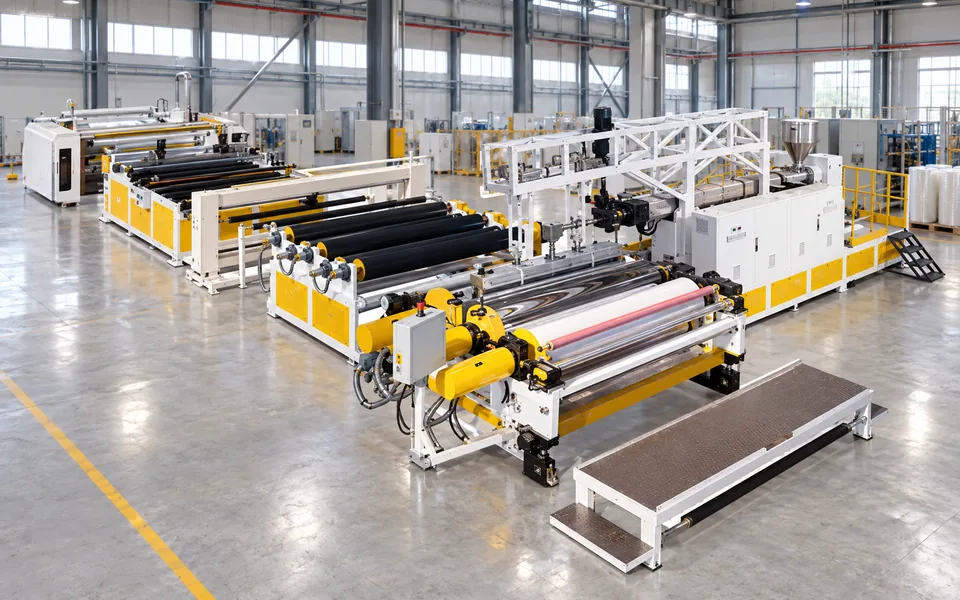 Plastic Cast Film and Laminating Line