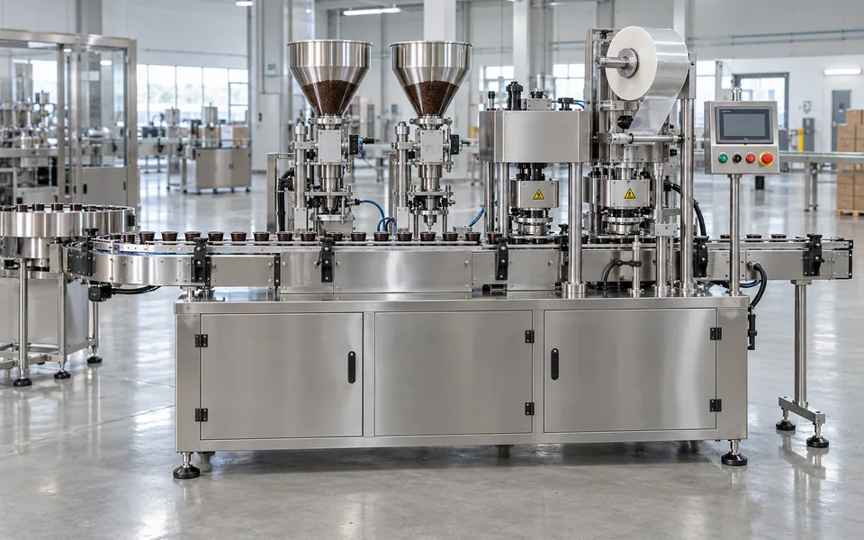 Coffee Capsule Filling and Sealing Machine