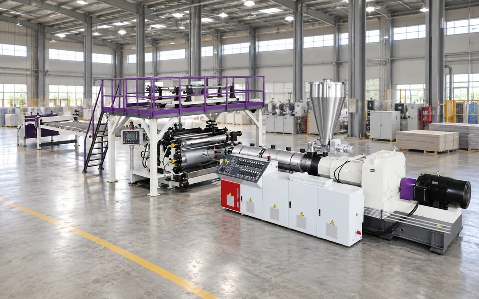 SPC and LVT Flooring Production Line