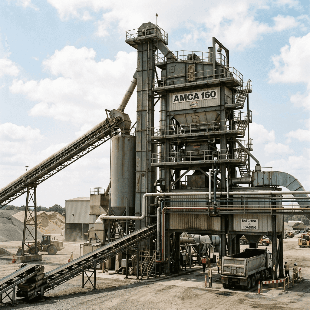 AMCA 160 asphalt mixer