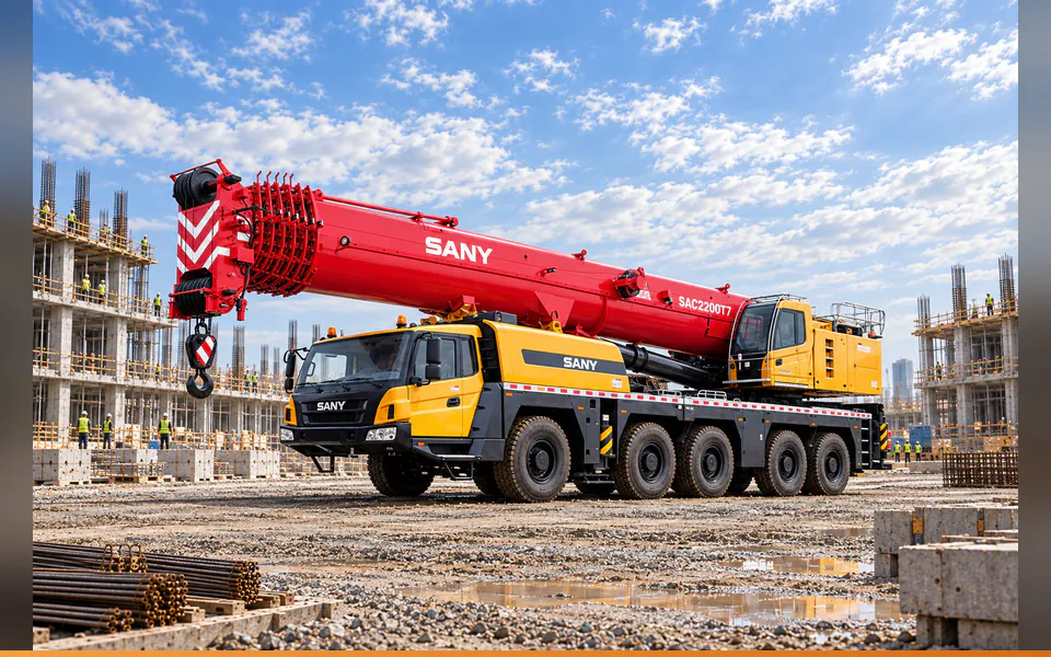 رافعة لجميع التضاريس SANY SAC2200T7 – 220 طن