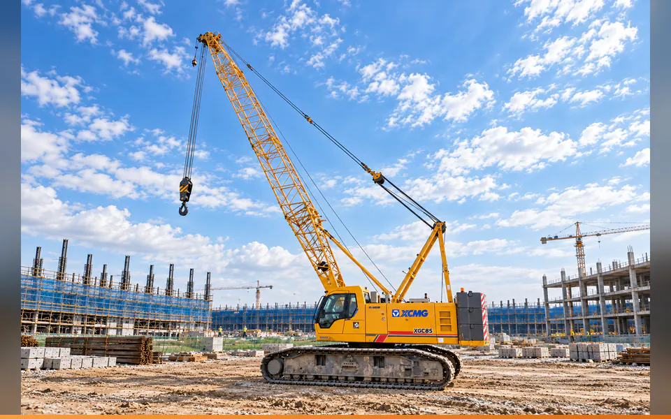 رافعة مجنزرة شبكية XCMG XGC85 – 85 طن