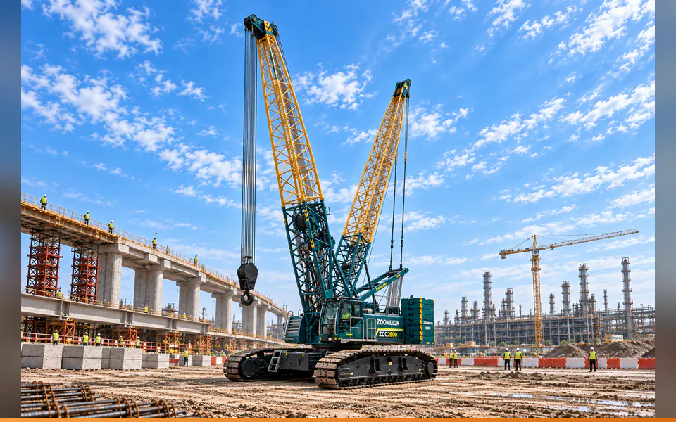 رافعة مجنزرة شبكية ZOOMLION ZCC2600 – 260 طن