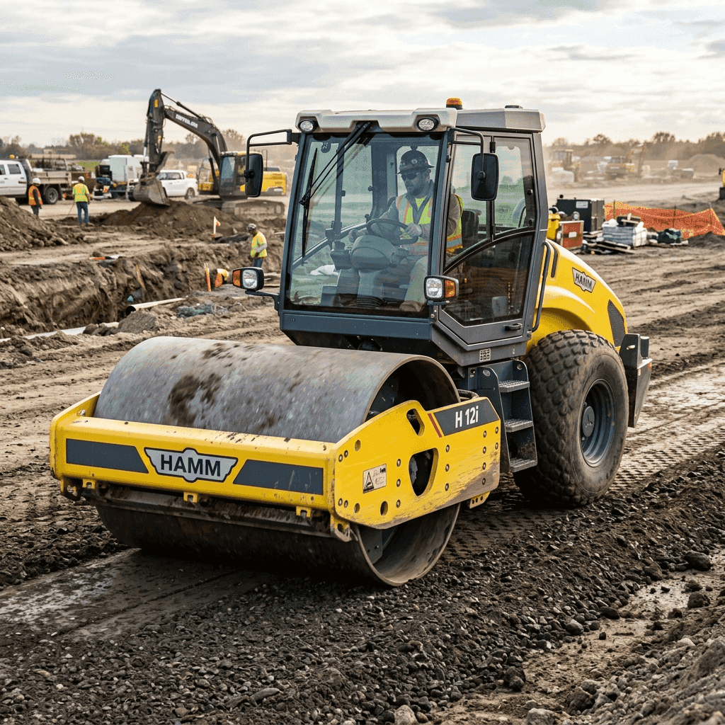 12 ton dynamic roller