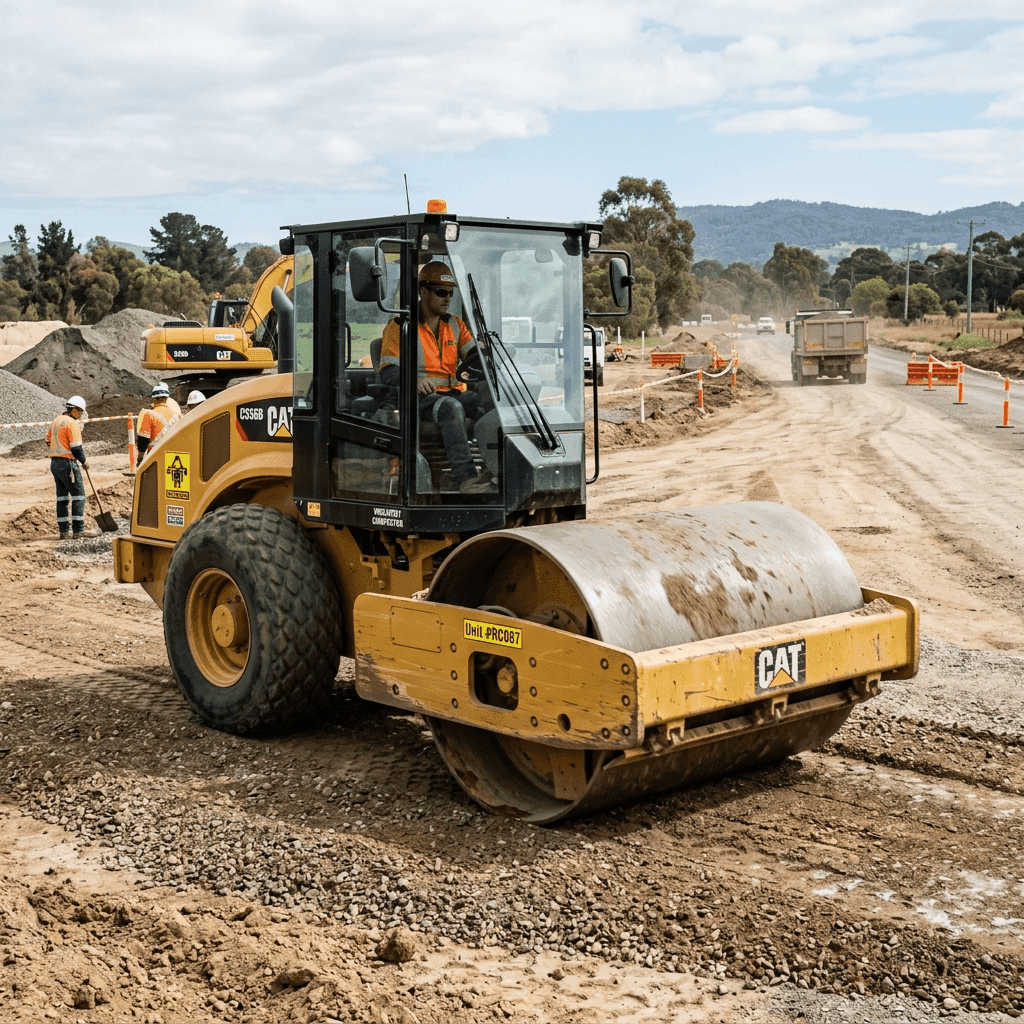 Soil compaction equipment 8 tons