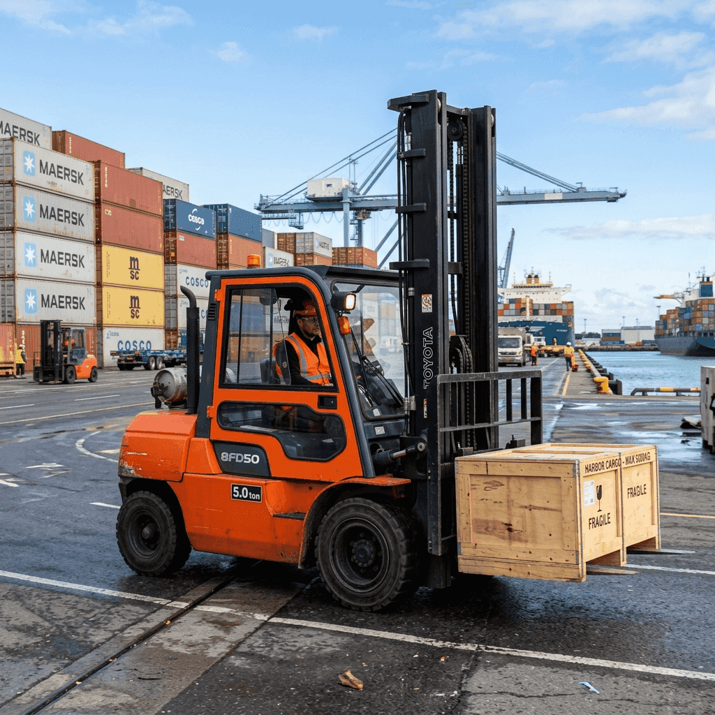 Toyota 8FD50 forklift