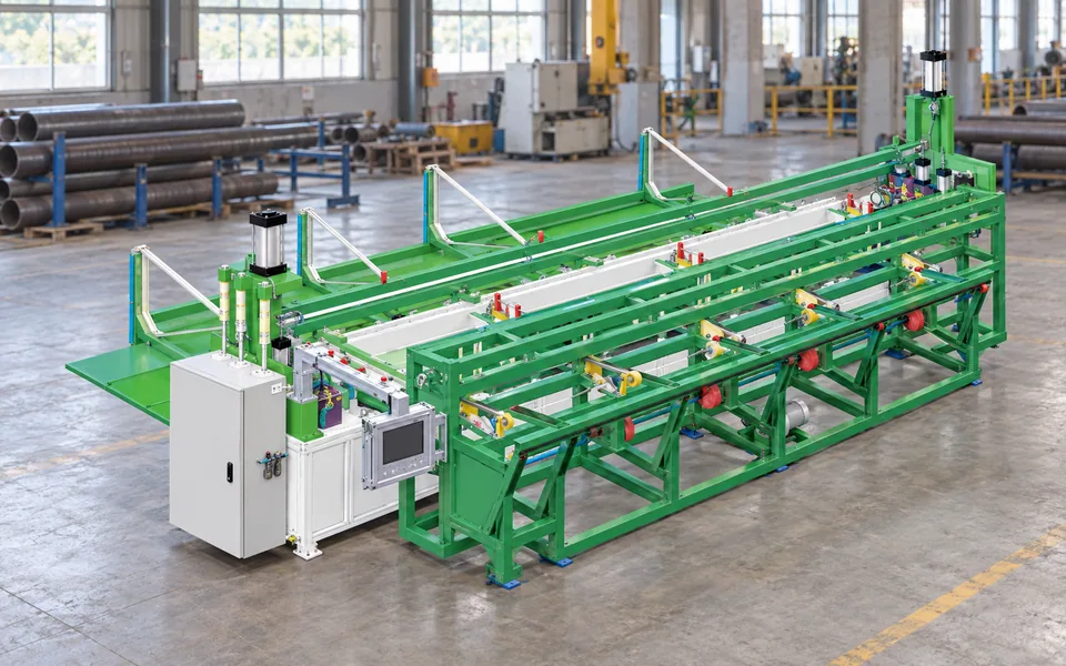 Pipe Pressure and Leak Test Bench