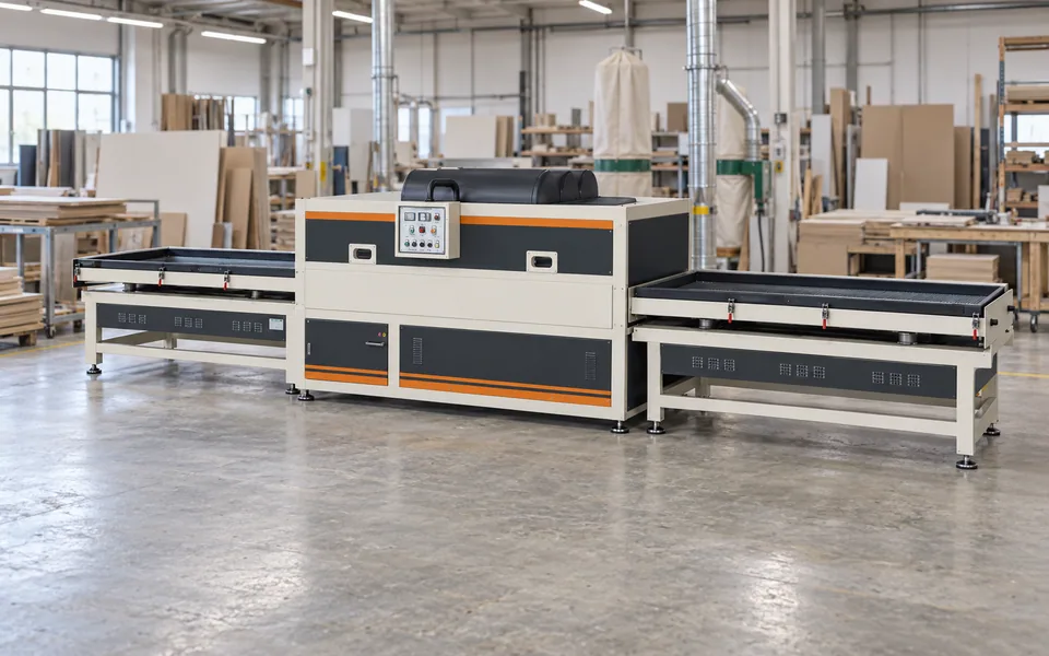 Wood Panel Vacuum Membrane Press