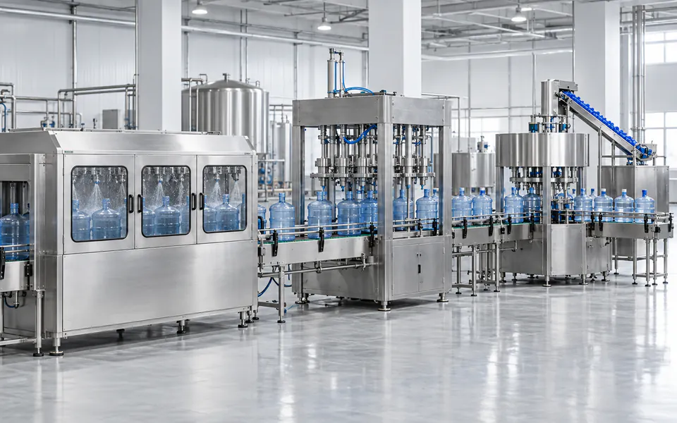 5-Gallon Water Washing & Filling Line