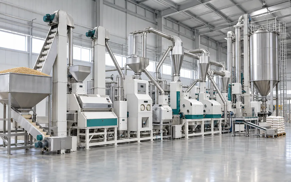 Rice Milling & Polishing Line
