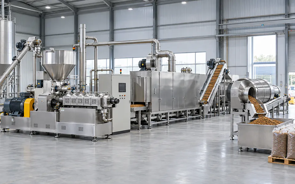 Extruded Aquafeed Production Line