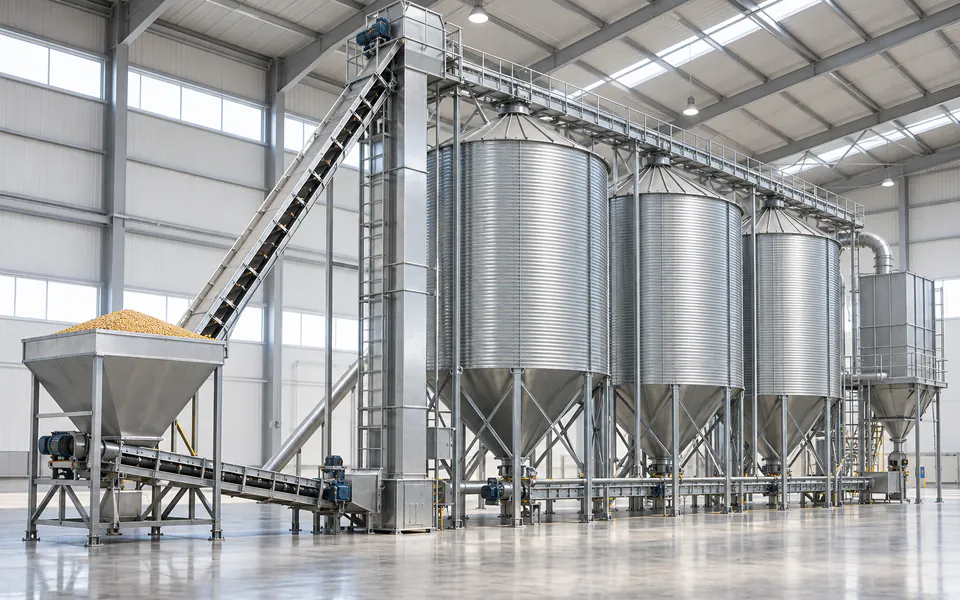 Sistema de silos para almacenamiento y manejo de cereales