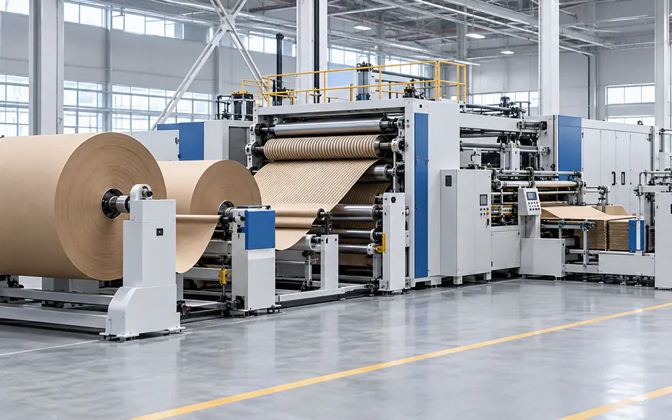瓦楞纸箱成型加工线