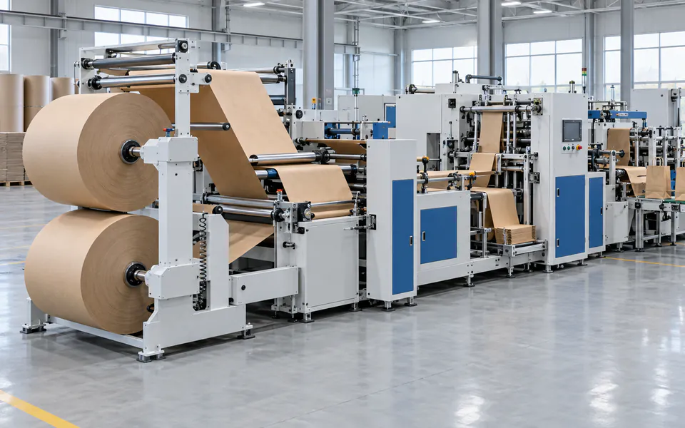 Paper Bag Making Machine