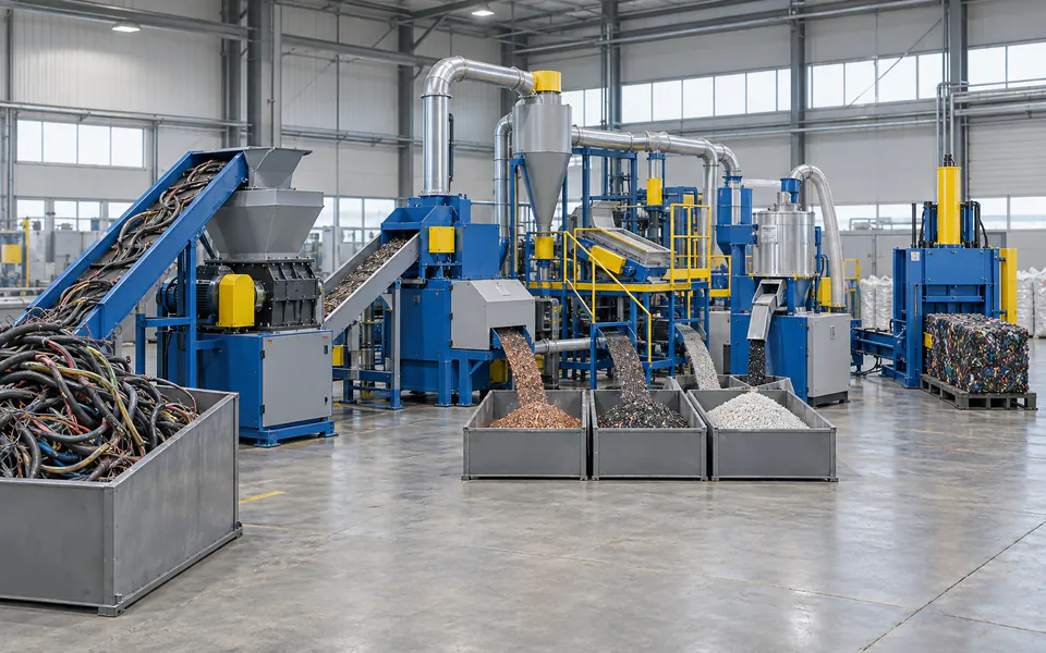 Cable Granulation & Copper Separation Line