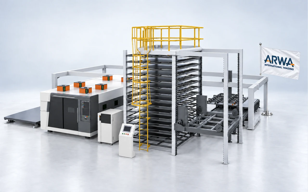 Sheet Storage and Loading System for Laser Cutting
